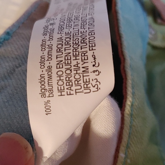 🌸Host Pick🌸Nwt Women's Zara Mid Rise Straight Leg Multi Colour Jeans - Picture 7 of 8